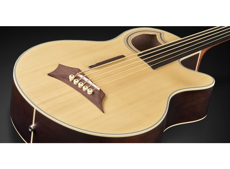 Warwick RockBass Alien Deluxe 5String, Fretless, Natural Transp.Satin 