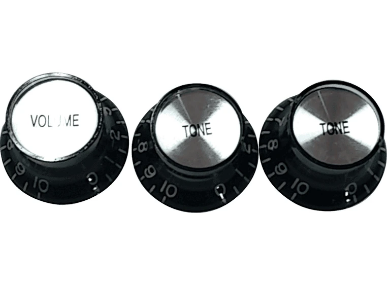 Yellow Parts EZ2215B knobs Sort (3 stk) 