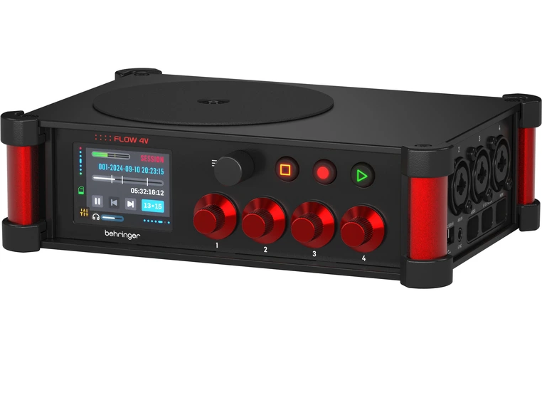 Behringer FLOW 4V 8-in digital mixer / 10ch field recorder 