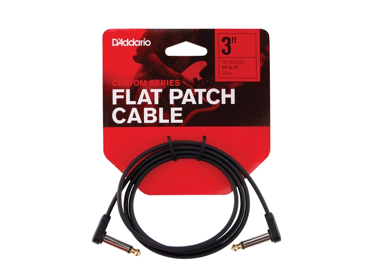 D'Addario PW-FPRR-03 Patchkabel 90cm Flat Right/Right 