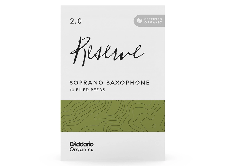 D'Addario Woodwinds ODIR1020 10-pakning Org. Reserve Sopran-sax 2.0 