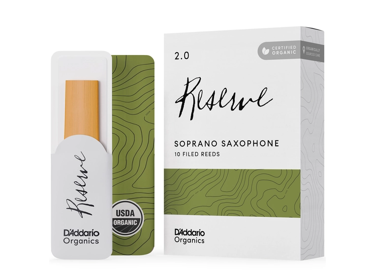 D'Addario Woodwinds ODIR1020 10-pakning Org. Reserve Sopran-sax 2.0 