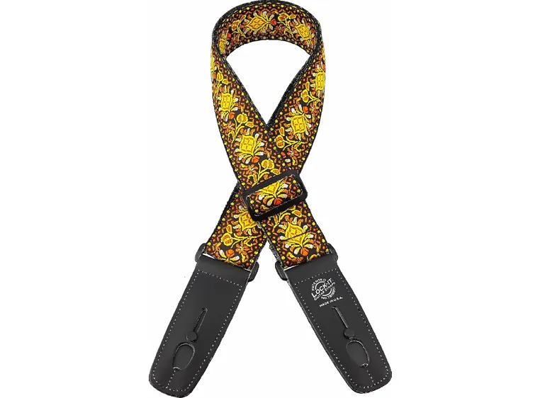 D'Andrea Lock-It Strap 2" Retro Vintage Lemon Chill 