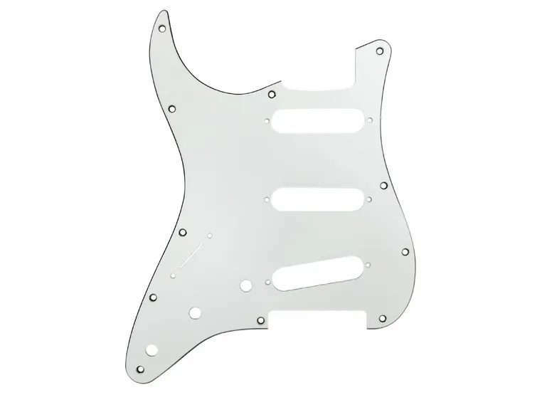 D'Andrea ST-Style SSS 3-ply Pickguard LEFT White/Black/White 