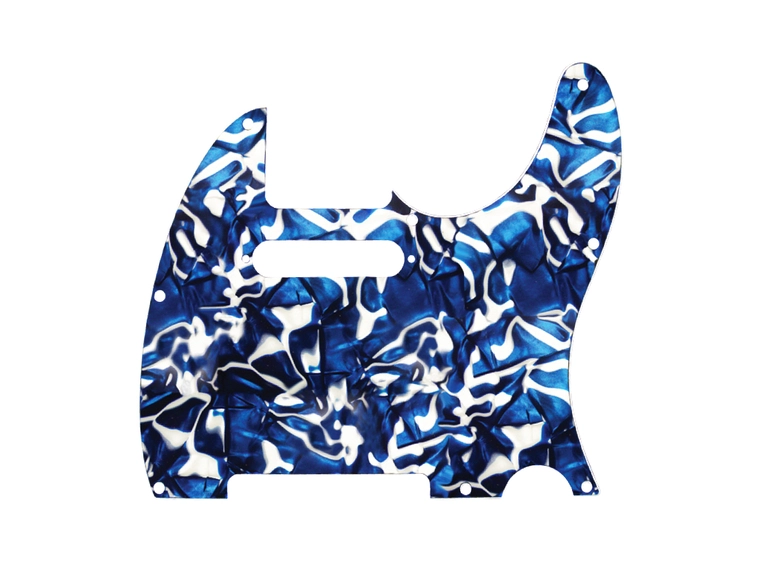 D'Andrea T-Style Pickguard Blue Swirl Pearl 