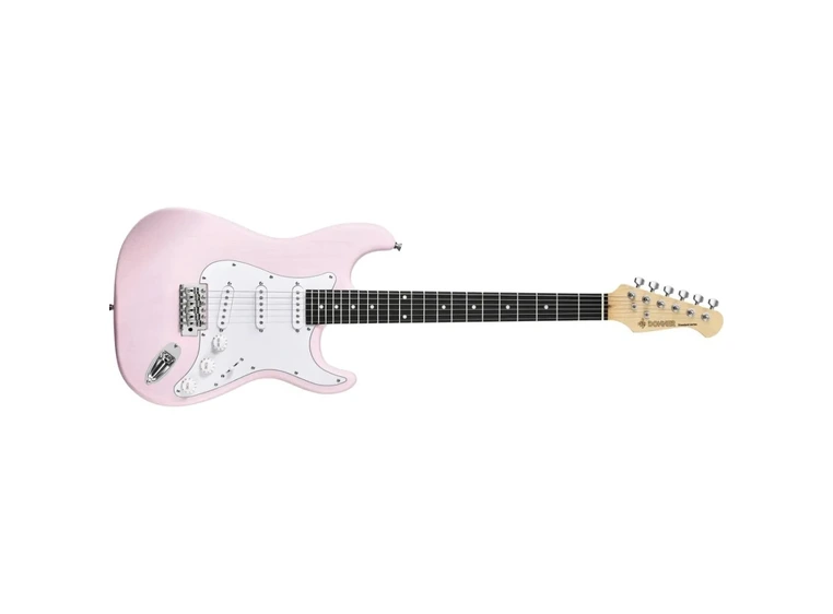 Donner DST-80 el-gitar pakke shell pink 