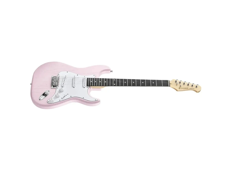 Donner DST-80 el-gitar pakke shell pink 