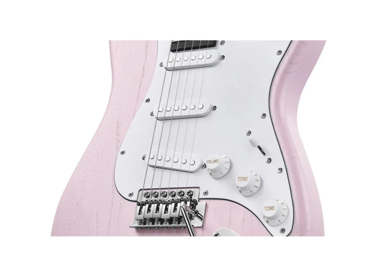 Donner DST-80 el-gitar pakke shell pink 