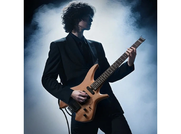 Donner NHL-500 Headless el-gitar nature 