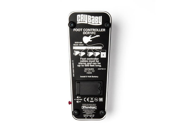 Dunlop DCR1FC Crybaby Rack Foot Controller