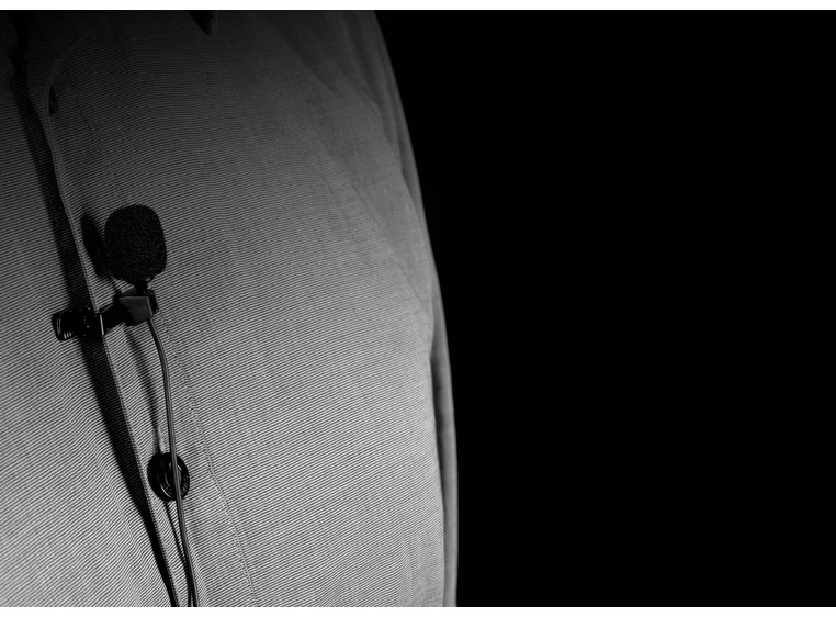 Eikon LCH100AK lavalier Microphone Mini-XLR 3, Black 