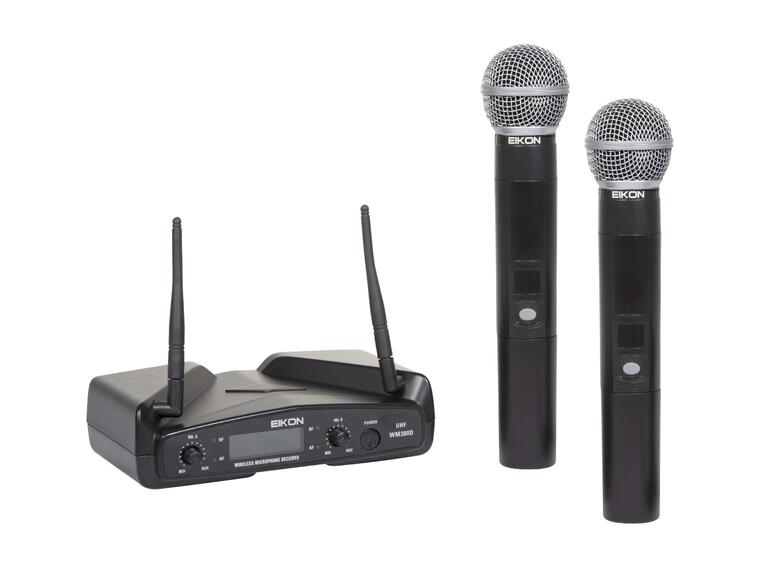 Eikon WM300DM UHF Wireless Microphone Handheld Dual CH