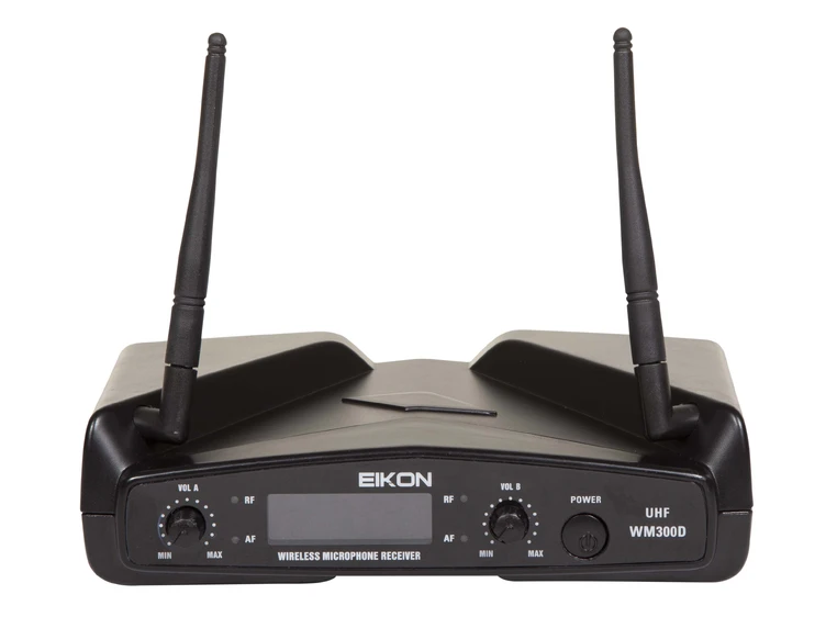 Eikon WM300DM UHF Wireless Microphone Handheld Dual CH 