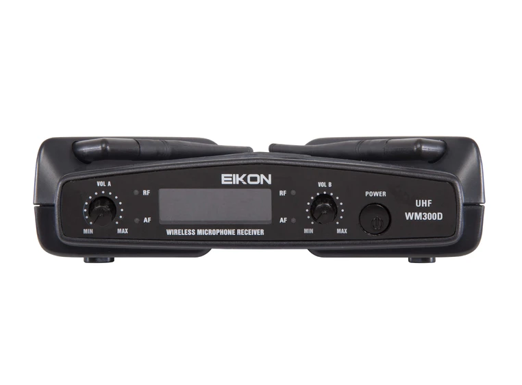Eikon WM300DM UHF Wireless Microphone Handheld Dual CH 