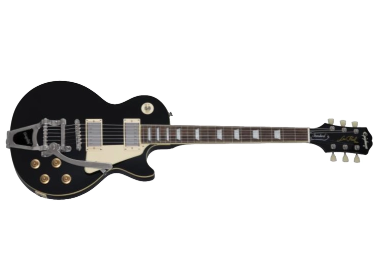 Epiphone Exclusive Les Paul Standard 50s Ebony, Bigsby w/Premium Gig Bag 