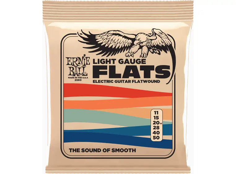 Ernie Ball 2580 Flatwound Light (011-050) 
