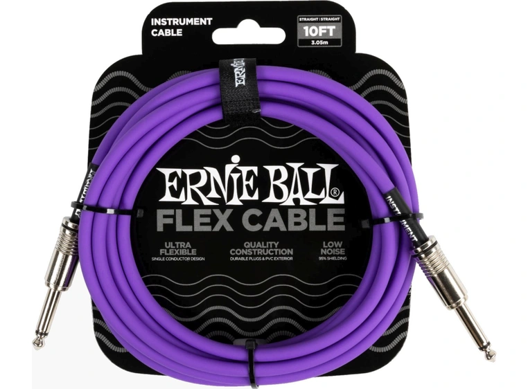 Ernie Ball 6415 instrumentkabel 3M Lilla 