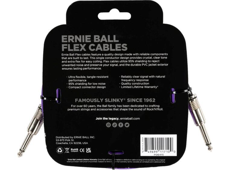 Ernie Ball 6415 instrumentkabel 3M Lilla