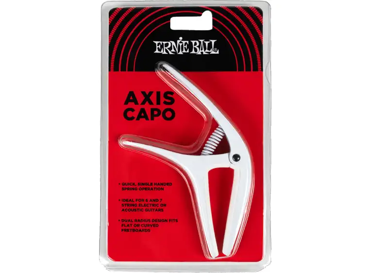 Ernie Ball 9616 Axis Capo White 