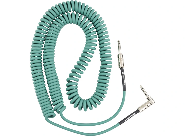 Fender Contour 30' Coiled Cable Sherwood Green 