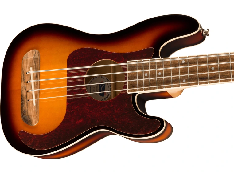 Fender Fullerton Precision Bass Uke 3-Color Sunburst, Tortoise PG, Walnut FB 