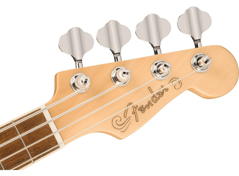 Fender Fullerton Precision Bass Uke 3-Color Sunburst, Tortoise PG, Walnut FB