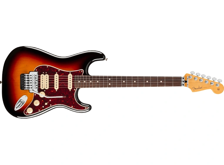 Fender Player II Mod. Stratocaster HSS Floyd Rose, RW, 3 Tone Sunburst 