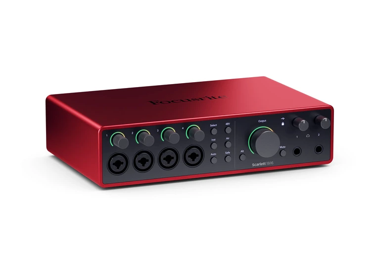 Focusrite Scarlett 18i16 Gen4 USB-lydkort, 18 inn/16 ut 