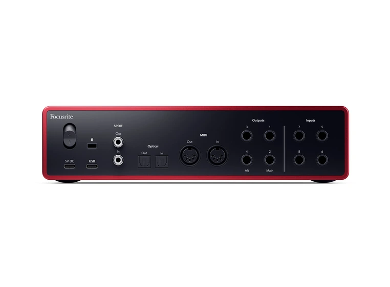Focusrite Scarlett 18i16 Gen4 USB-lydkort, 18 inn/16 ut 