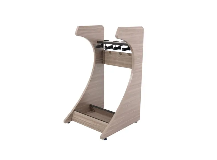 Gator Frameworks GFW-ELITEGTR3RK-GRY Elite Series 3 El/Ac Guitar Rack - GRY 