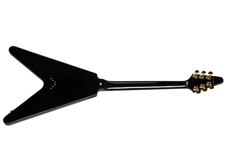 Gibson Customshop Flying V Custom w/Ebony Fingerboard Gloss Ebony 