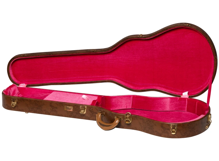 Gibson S&A Lifton Historic Case Les Paul "5-Latch" Brown/Pink, Aged 