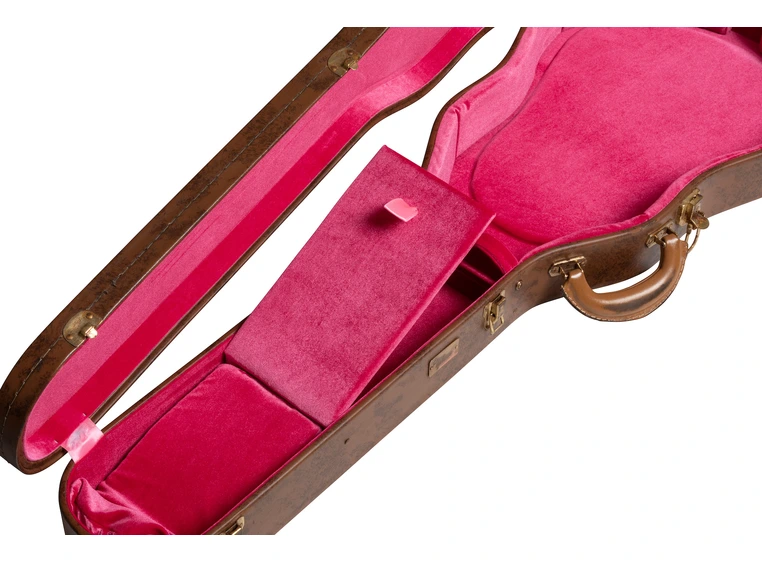 Gibson S&A Lifton Historic Case Les Paul "5-Latch" Brown/Pink, Aged 