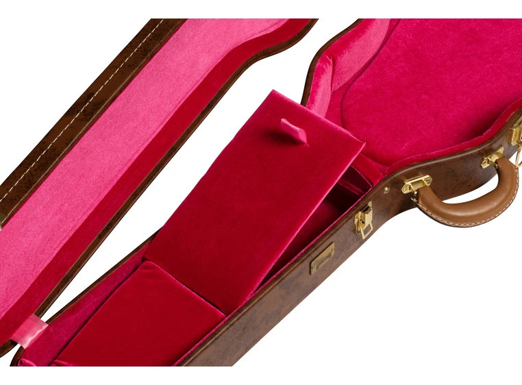 Gibson S&A Lifton Historic Case Les Paul "5-Latch" Brown/Pink 