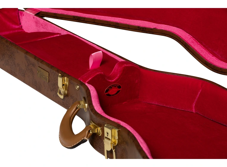 Gibson S&A Lifton Historic Case Les Paul "5-Latch" Brown/Pink 