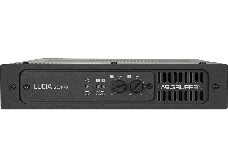 HK Audio Lucia 120 120w, 70v en kanals forsterker 