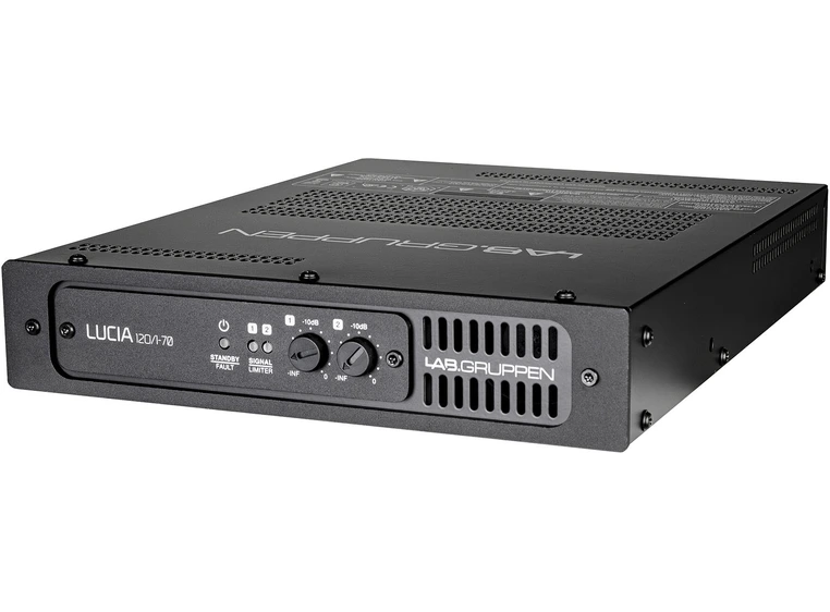 HK Audio Lucia 120 120w, 70v en kanals forsterker 