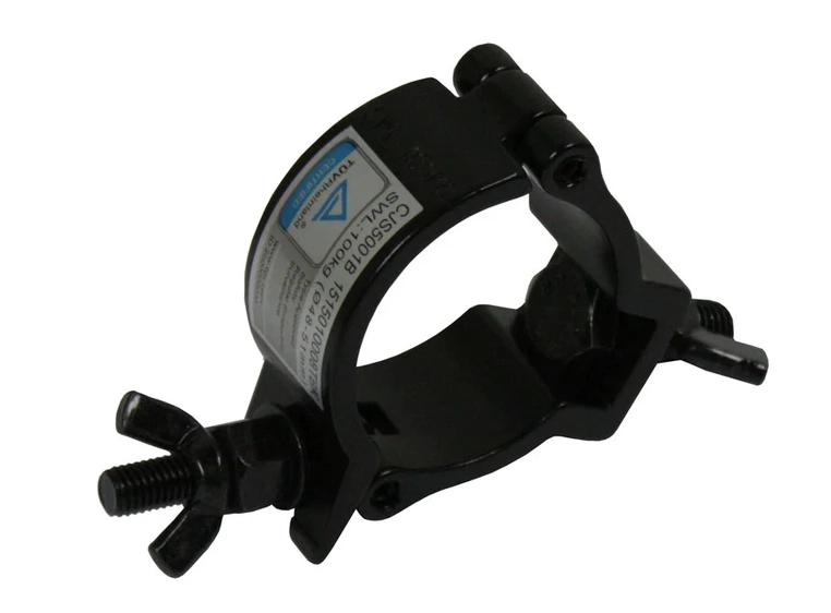 HOF Halfcoupler 100kg/50mm 812 TÜV M10 B=30mm black 