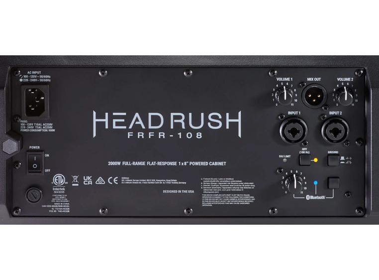 Headrush FRFR108 MKII Full range, flat response gitarkabinett 