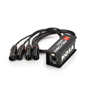Hosa Pro-Conex Little Cat Breakout Snake DFX345M Male XLR til RJ45