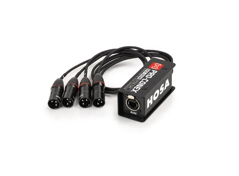 Hosa Pro-Conex Little Cat Breakout Snake DFX345M Male XLR til RJ45 