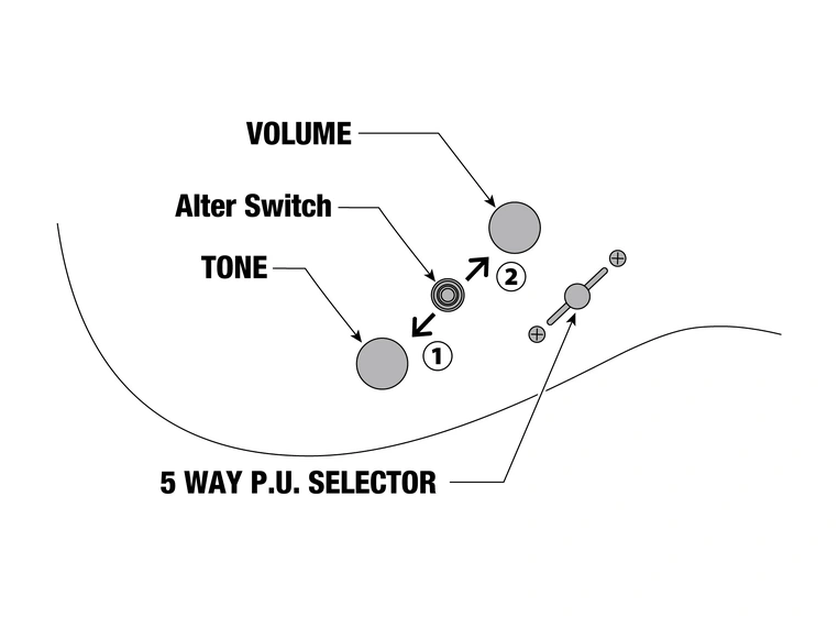 Ibanez AZ22S2-BK El-gitar AZ Standard, Transparent Black 