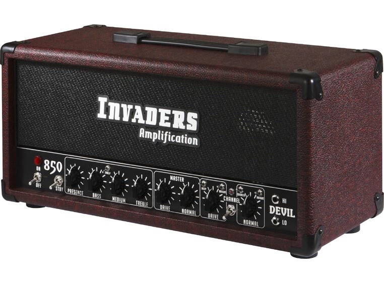 Invaders Amplification 850 Devil Dual Master Red Wine 50 Watts Gitartopp