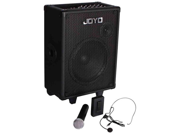 Joyo JPA-863 transportabelt anlegg M/ 2 trådløse mikrofoner