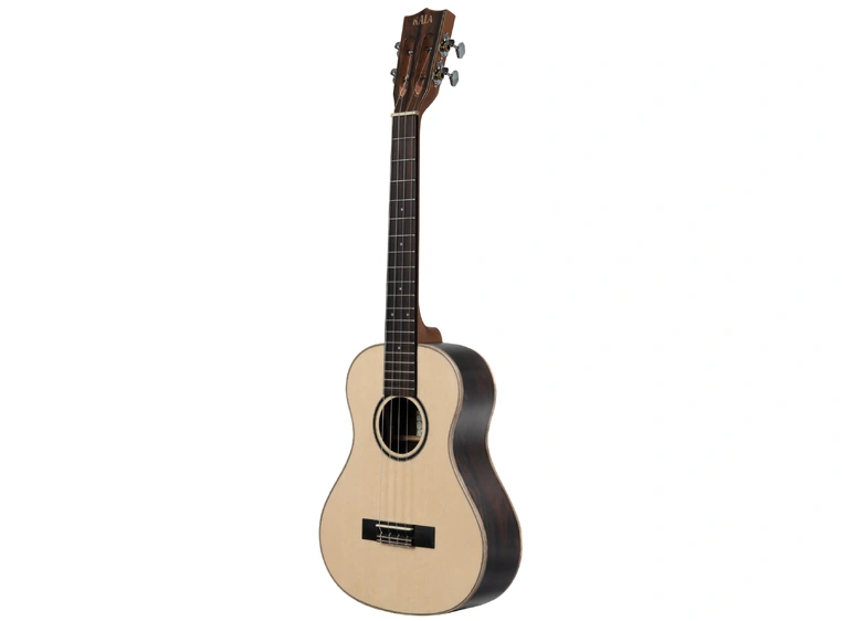 Kala KA-ASZCT-ST All Solid Spruce Top Ziricote Super Tenor Ukulele, med case 