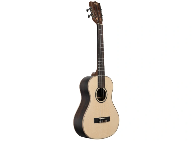 Kala KA-ASZCT-ST All Solid Spruce Top Ziricote Super Tenor Ukulele, med case 