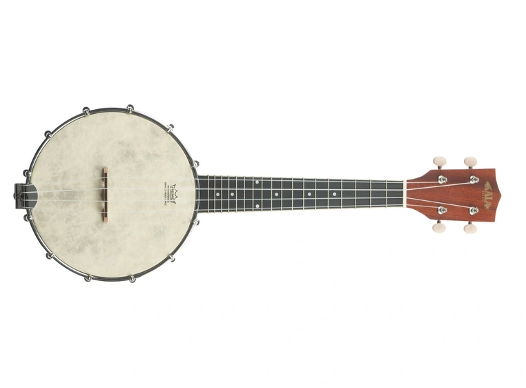 Kala KA-BNJ-MHG-C Natural Mahogany Banjo Concert Ukulele, med bag