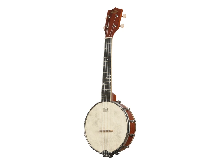 Kala KA-BNJ-MHG-C Natural Mahogany Banjo Concert Ukulele, med bag