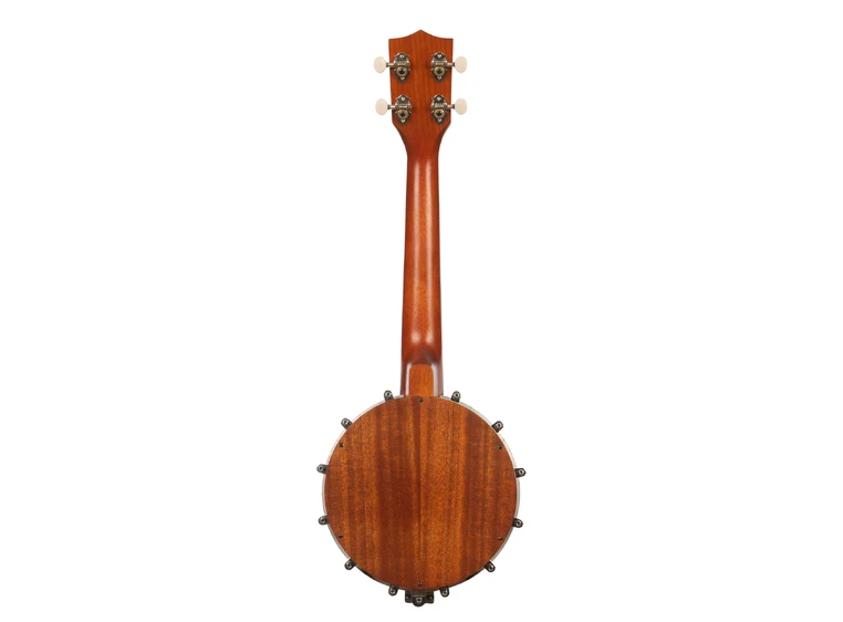 Kala KA-BNJ-MHG-C Natural Mahogany Banjo Concert Ukulele, med bag