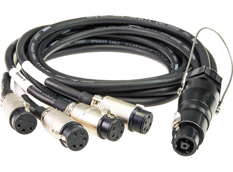 Klotz SPUTNIK TOP 1x speakON 8p. F - 4x EP5 S fanout 